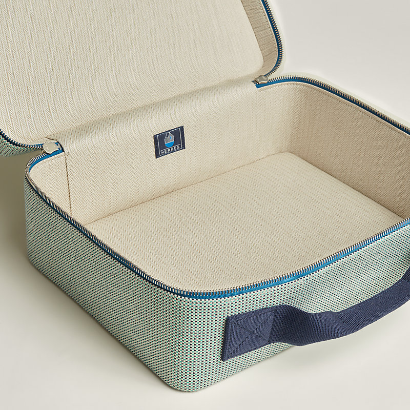 ヴァニティケース 《カバン》 - ブルー | Hermès - エルメス-公式サイト